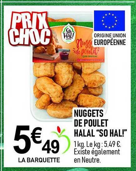 NUGGETS DE POULET HALAL "SO HAL!"
