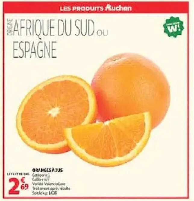 ORANGES À JUS