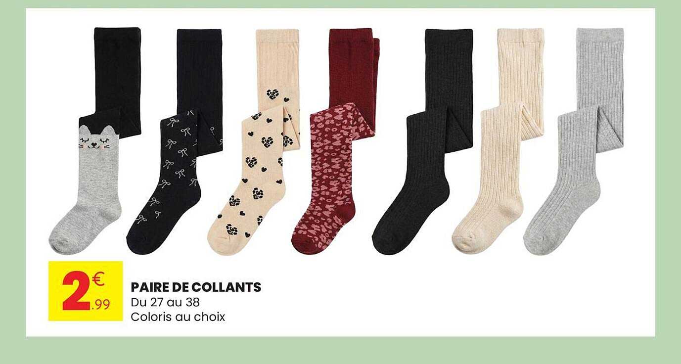 PAIRE DE COLLANTS