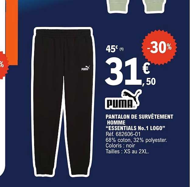 PANTALON DE SURVÊTEMENT HOMME “ESSENTIALS No.1 LOGO”