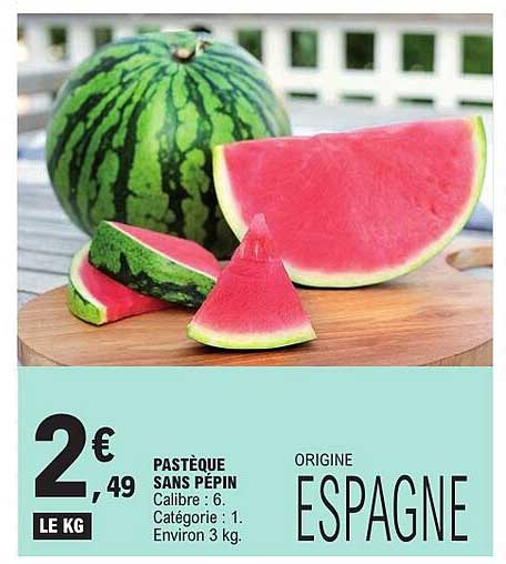 PASTÈQUE SANS PÉPIN
