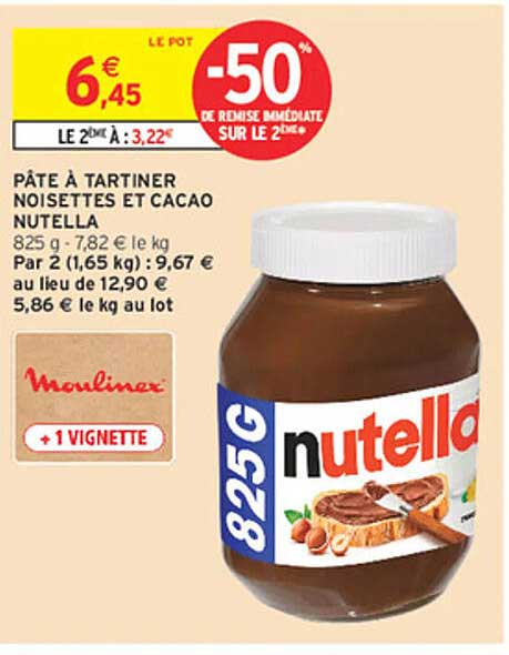 PÂTE À TARTINER NOISETTES ET CACAO NUTELLA