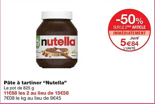 Pâte à tartiner “Nutella”