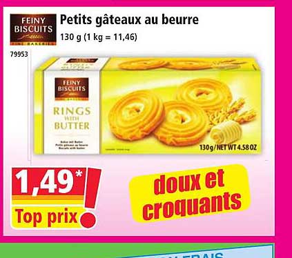 Petits gâteaux au beurre