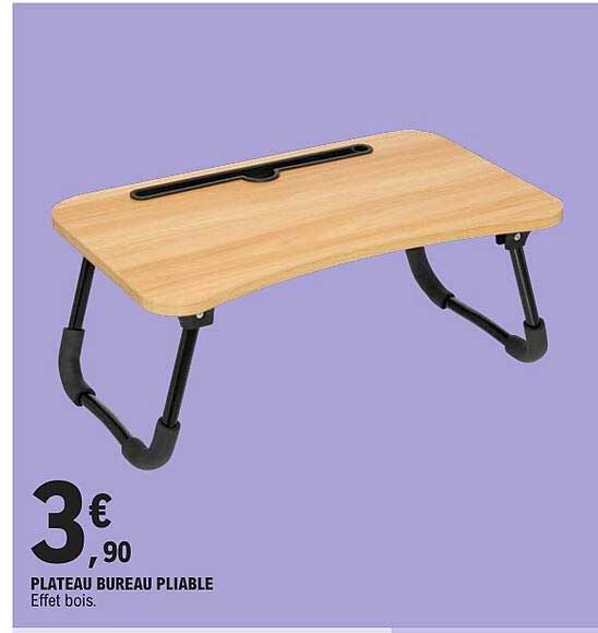 PLATEAU BUREAU PLIABLE