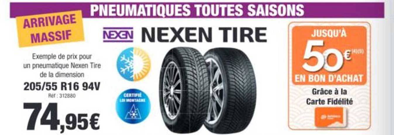 PNEUMATIQUES TOUTES SAISONS