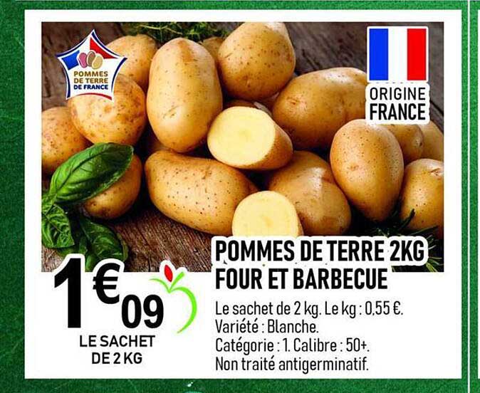 POMMES DE TERRE 2KG FOUR ET BARBECUE