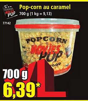 Pop-corn au caramel