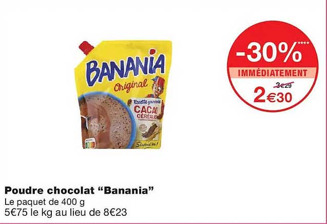 Poudre chocolat “Banania”
