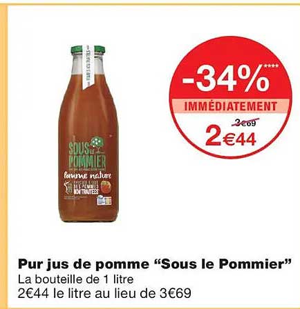 Pour jus de pomme “Sous le Pommier”