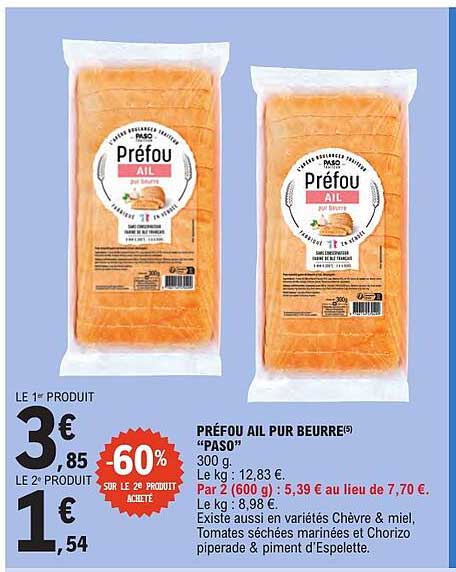 PRÉFOU AIL PUR BEURRE “PASO”
