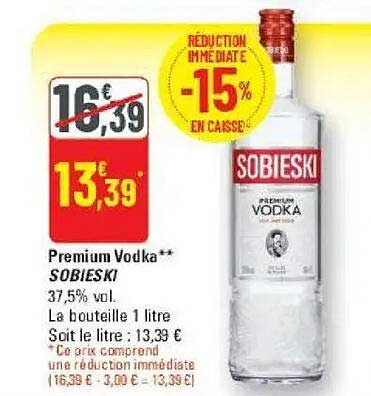 Premium Vodka** SOBIESKI