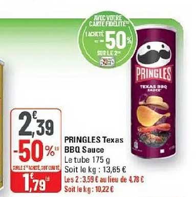 PRINGLES Texas BBQ Sauce