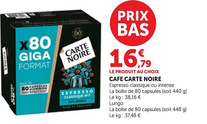 PRIX BAS