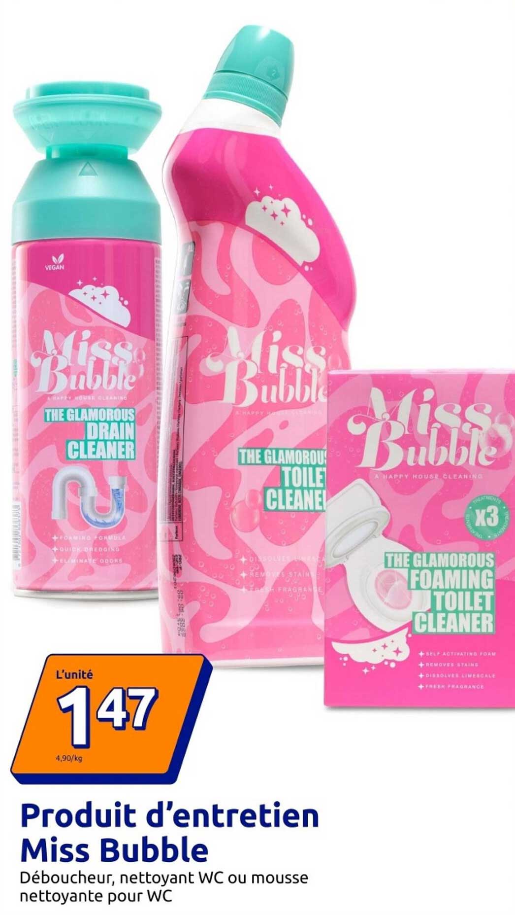 Produit d'entretien Miss Bubble