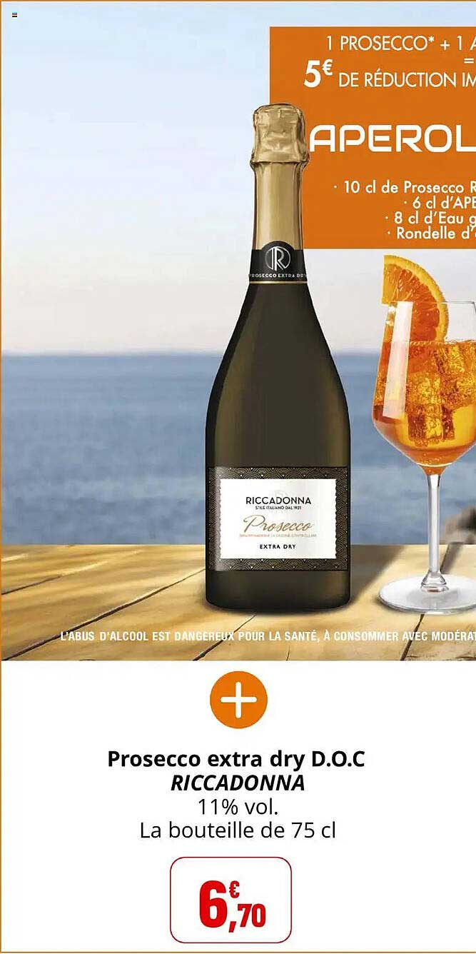 Prosecco extra dry D.O.C RICCADONNA