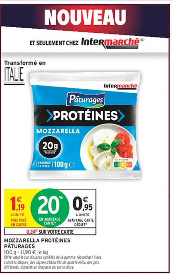 PROTÉINES MOZZARELLA