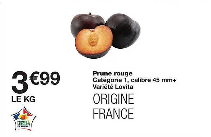 Prune rouge