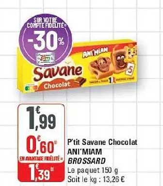 P'tit Savane Chocolat AN'IMIAM BROSSARD