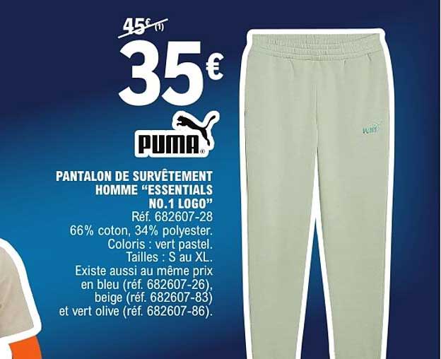 PUMA PANTALON DE SURVÊTEMENT HOMME "ESSENTIALS NO.1 LOGO"