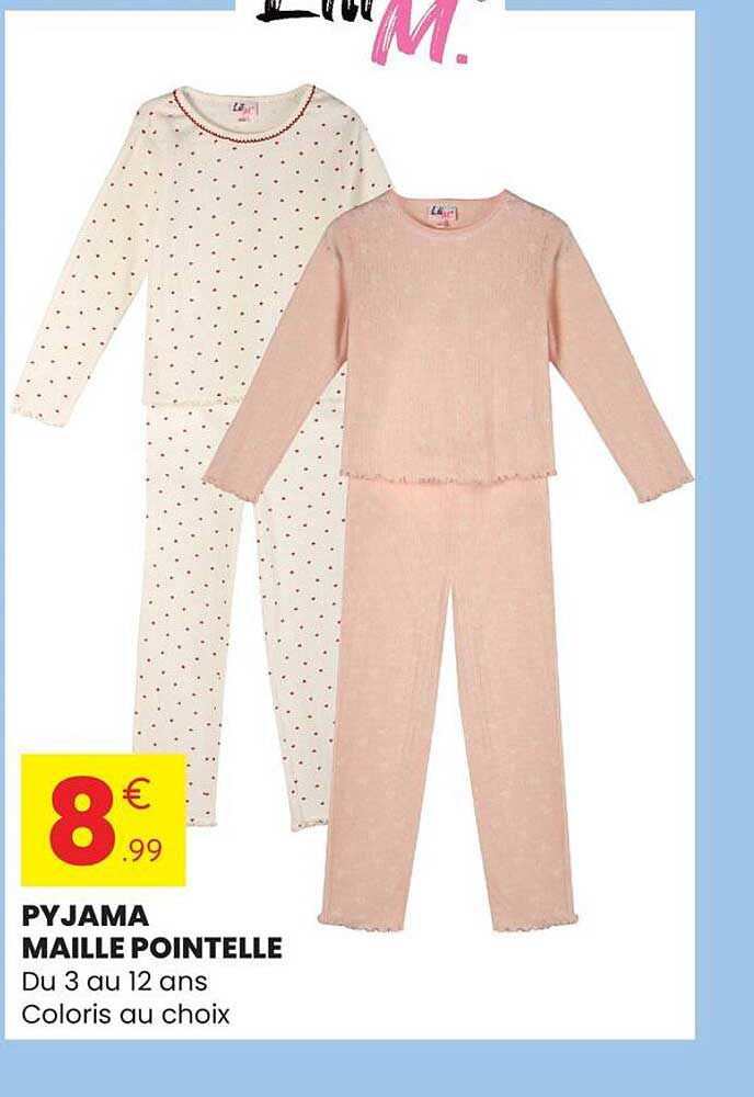 PYJAMA MAILLE POINTELLE