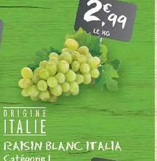 RAISIN BLANC ITALIA