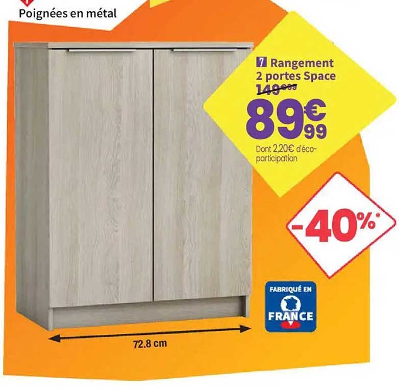 Rangement 2 portes Space