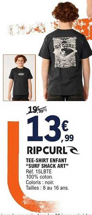 RIPCURL TEE-SHIRT ENFANT “SURF SHACK ART”