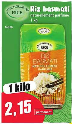 Riz basmati naturellement parfumé 1 kg