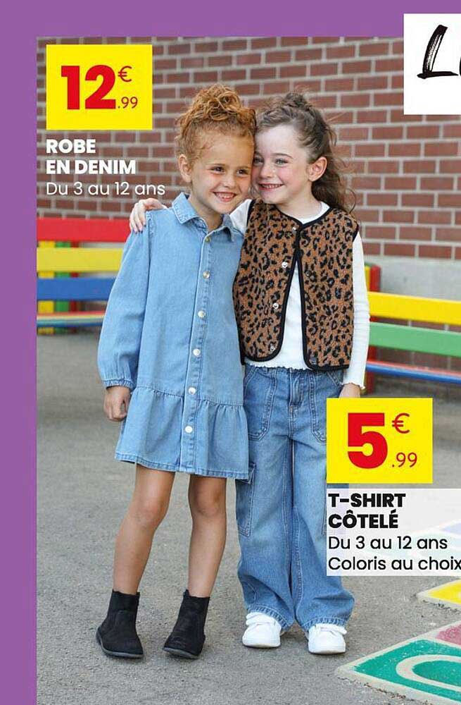 ROBE EN DENIM Du 3 au 12 ans
