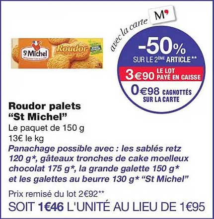 Roudor palets “St Michel”