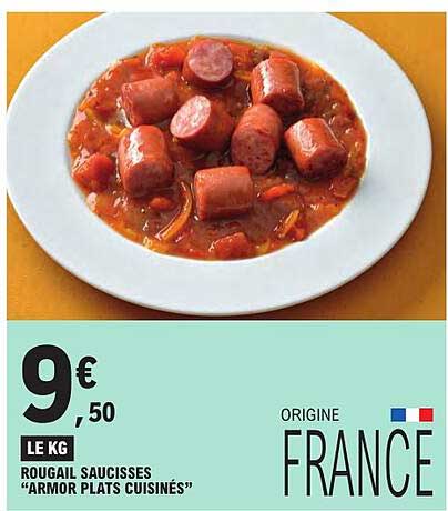 ROUGAIL SAUCISSES “ARMOR PLATS CUISINÉS”