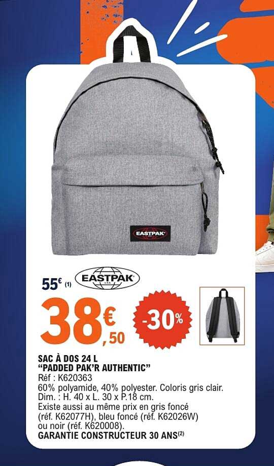 SAC À DOS 24 L "PADDED PAK'R AUTHENTIC"