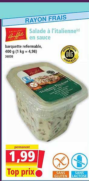 Salade à l'italienne(c) en sauce
