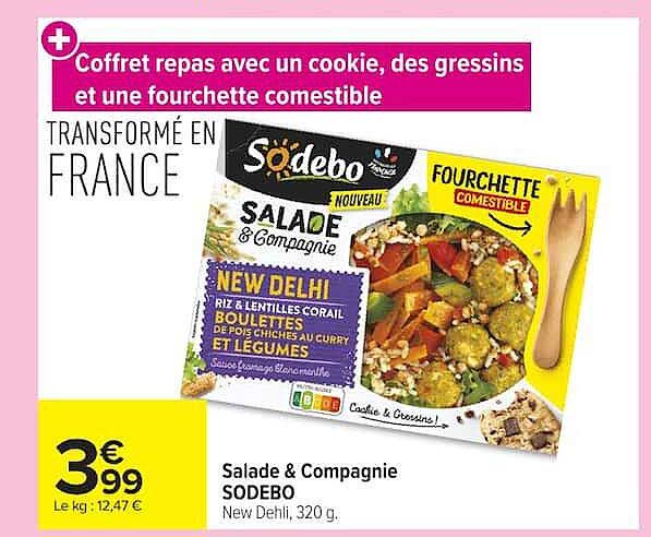Salade & Compagnie
SODEBO
New Delhi, 320 g.