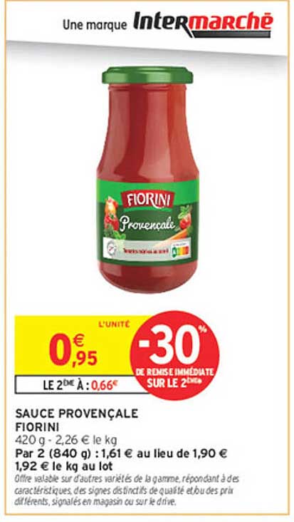 SAUCE PROVENÇALE FIORINI