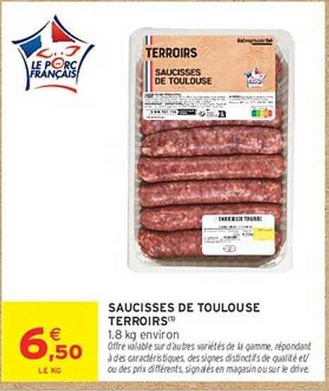 SAUCISSES DE TOULOUSE TERROIRS™