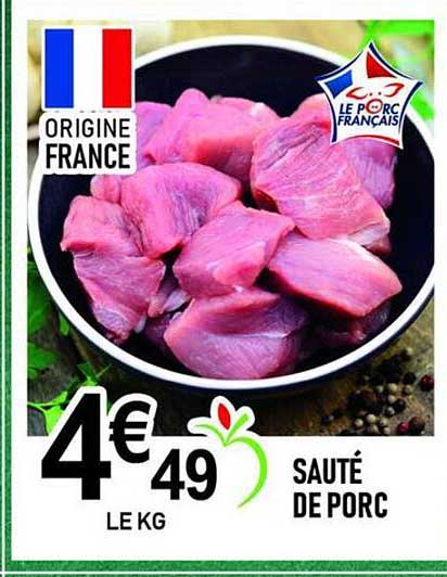 SAUTÉ DE PORC