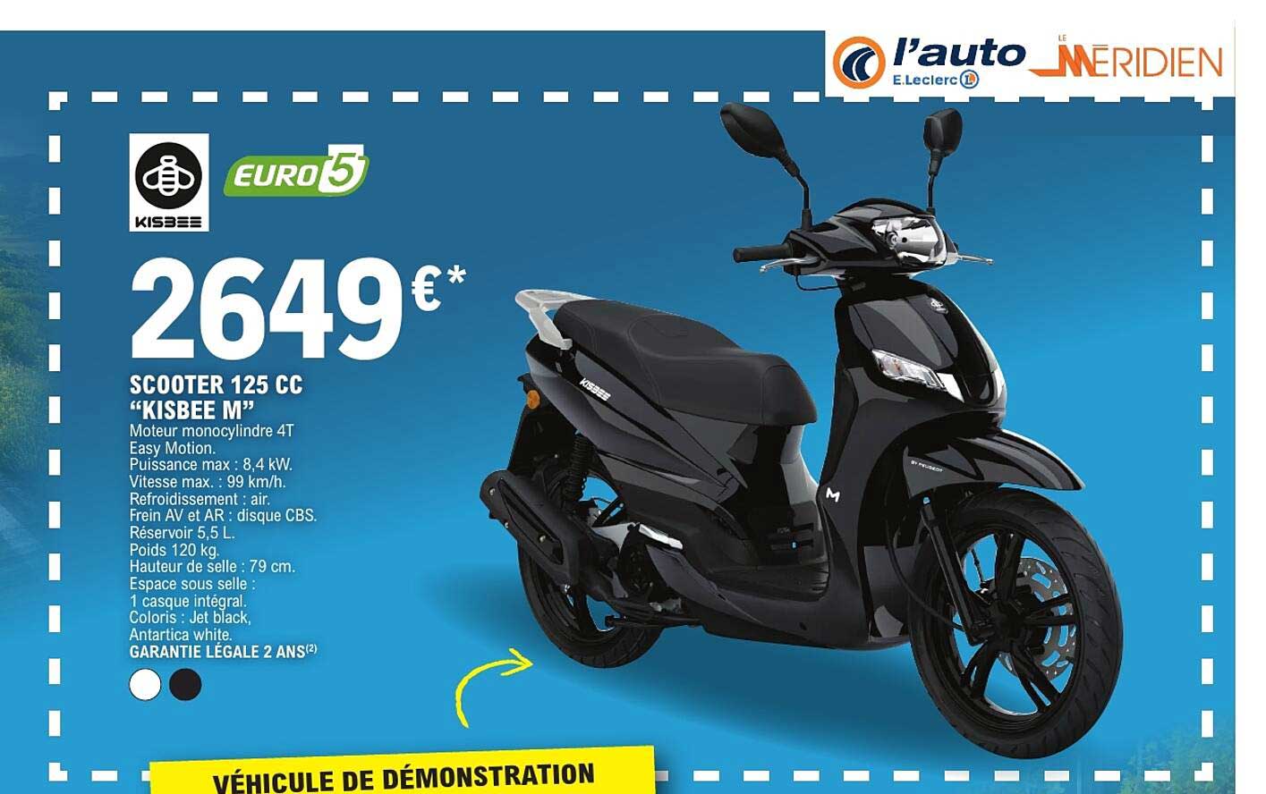 SCOOTER 125 CC “KISBEE M”