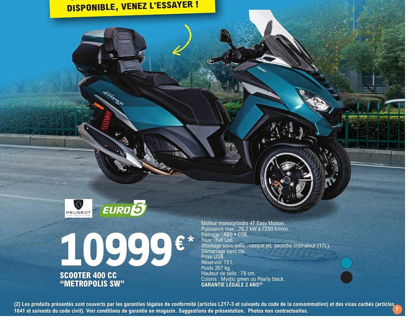 SCOOTER 400 CC “METROPOLIS SW”