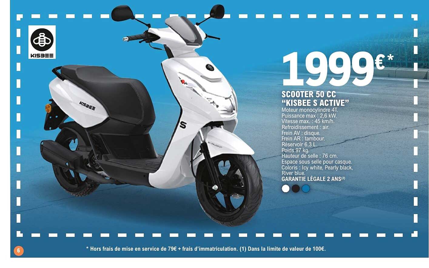 SCOOTER 50 CC “KISBEE S ACTIVE”