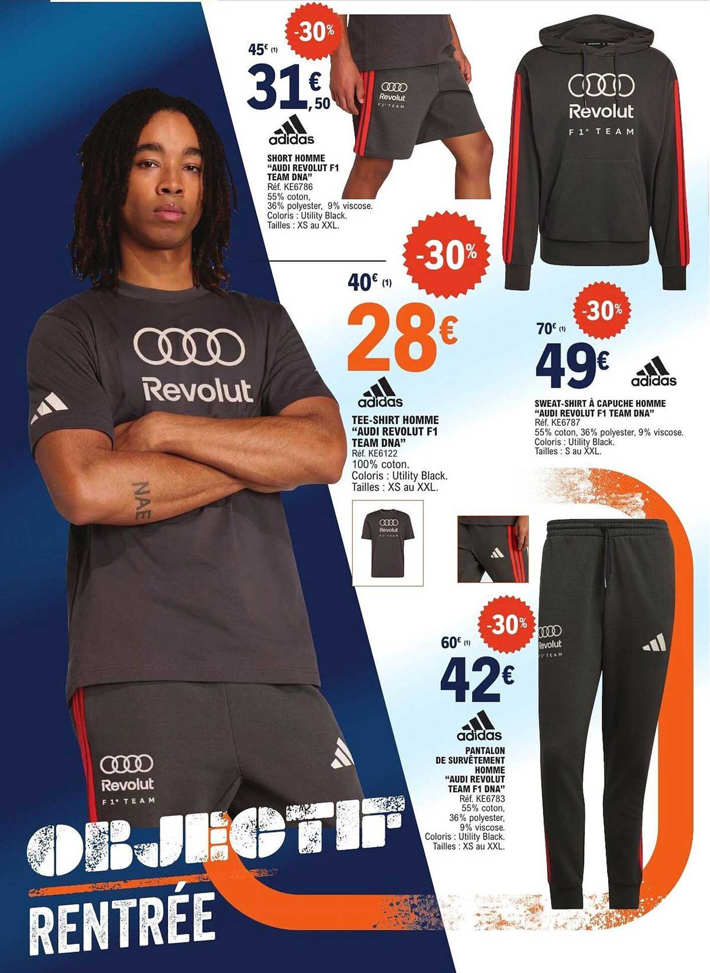 SHORT HOMME “AUDI REVOLUT F1 TEAM DNA”