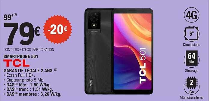 SMARTPHONE 501 TCL