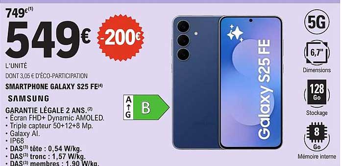 SMARTPHONE GALAXY S25 FE