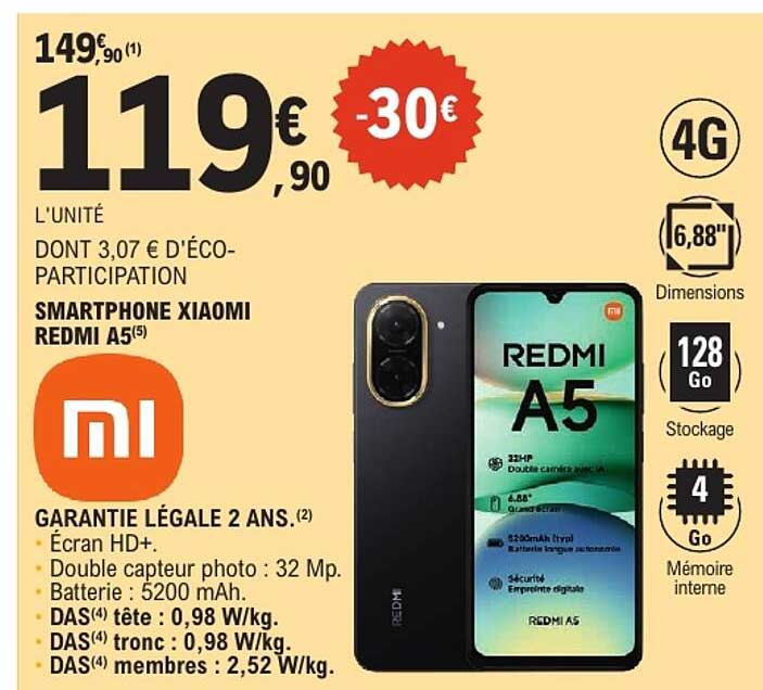 SMARTPHONE XIAOMI REDMI A5