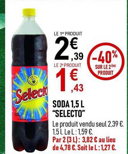 SODA 1,5 L "SELECTO"
