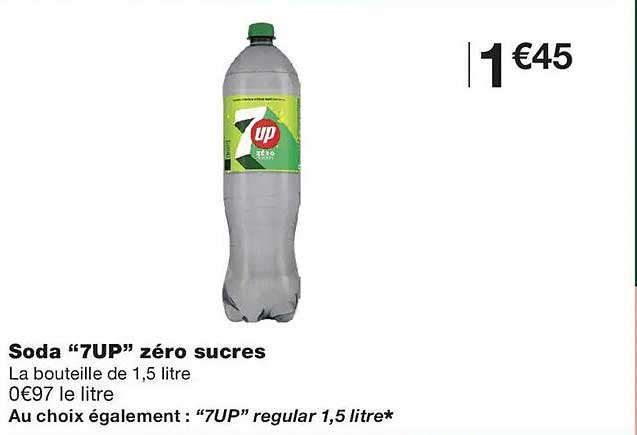 Soda “7UP” zéro sucres