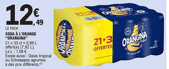SODA À L'ORANGE “ORANGINA”