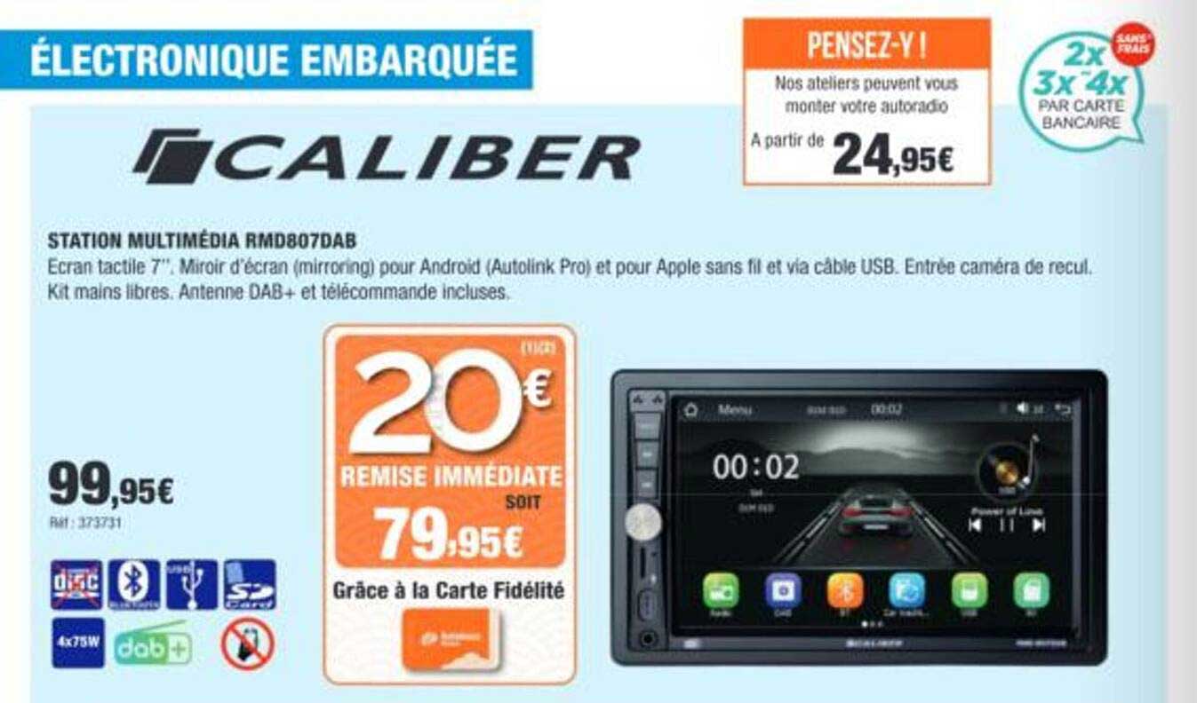 STATION MULTIMÉDIA RMD807DAB