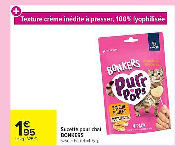 Sucette pour chat BONKERS